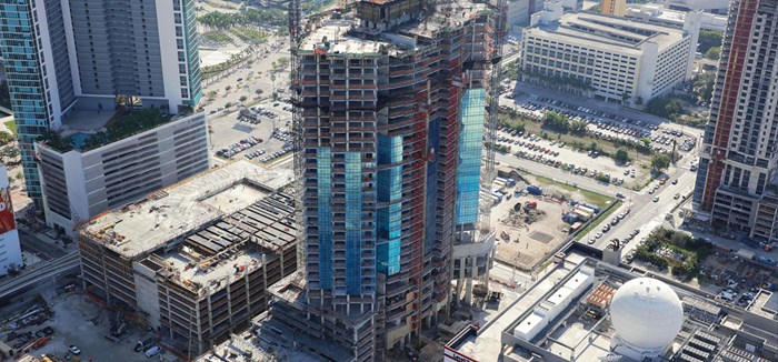 Miami World Center - Paramount under construction
