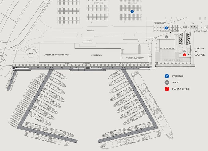 Island Gardens - Marina Map