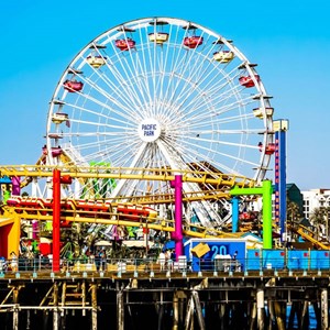 The Pacific Park Wheel - Santa Monica, CA USA