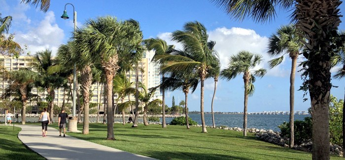 Margaret Pace Park in Edgewater, Miami FL