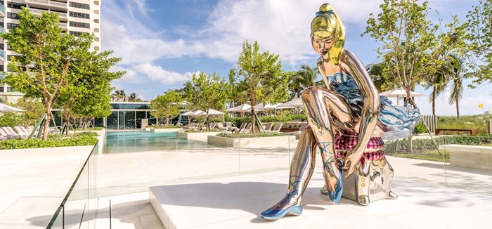 Seated Ballerina at the Oceana condo
