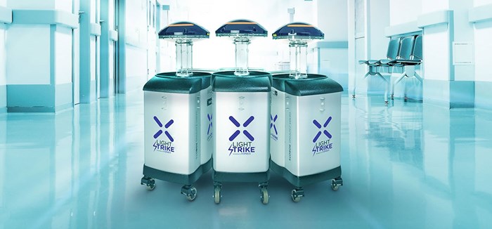 LightStrike robots by Xenex Disinfection Services