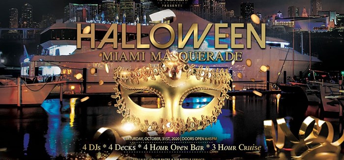 Halloween Saturday Night Party Cruise – Masquerade Costume Party: October 31