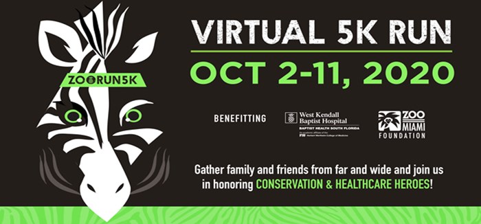 Zoo Miami Virtual 5K Run: October 2-11