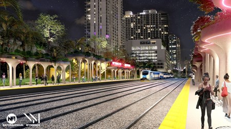 NEW RENDERINGS OF THE PROPOSED WYNWOOD TRAIN STATION: RELATED GROUP IS NOW LOBBYING FOR IT