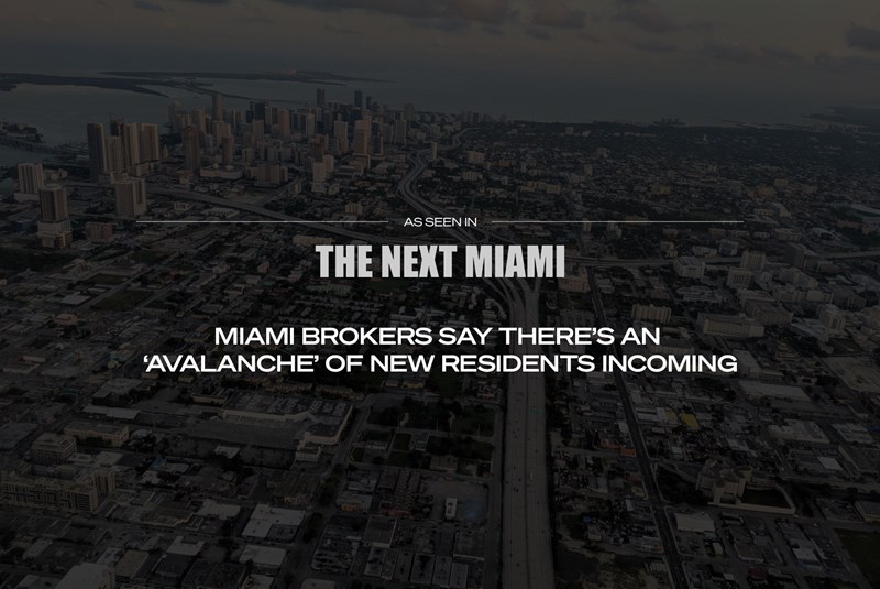 Condo Blackbook in the News: Miami Brokers Say There’s An ‘Avalanche’ Of New Residents Incoming
