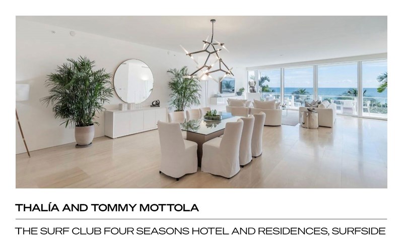Unit 307, South Tower of The Surf Club Four Seasons Hotel and Residences at 9001 Collins Avenue, Surfside