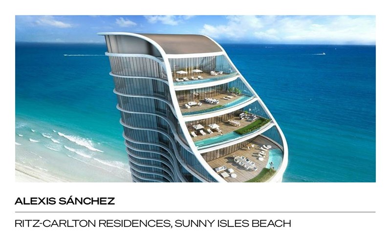 Unit 2604 on the 26th floor of the Ritz-Carlton Residences, 15701 Collins Ave, Sunny Isles Beach