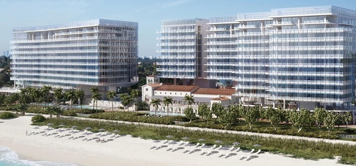 Unit 1005 in the South Tower at The Surf Club Four Seasons Hotel and Residences, 9011 Collins Avenue, Surfside