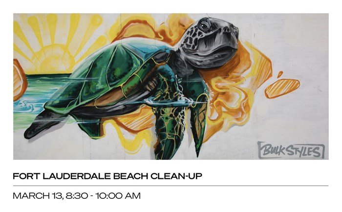 Fort Lauderdale Beach Clean-Up: March 13, 8:30 - 10:00 am