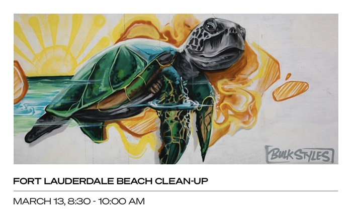 Fort Lauderdale Beach Clean-Up: March 13, 8:30 - 10:00 am
