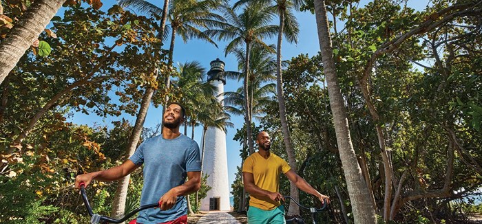 Biking in Key Biscayne