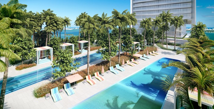 Missoni Baia - Pool (Rendering)