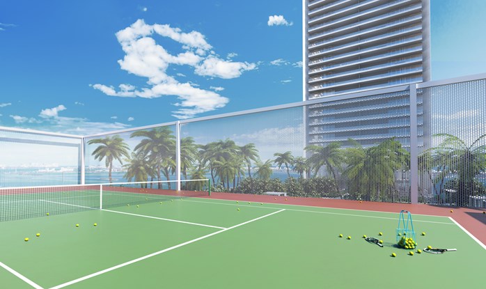 Missoni Baia Tennis Court (Artist Rendering)