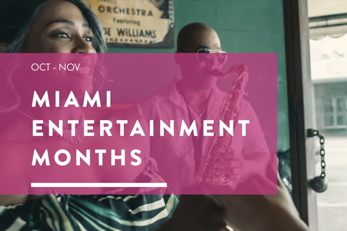Miami Entertainment Months: Throughout October-November
