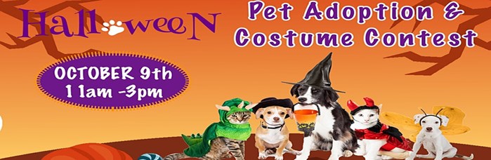 Animal Adoption & Costume Contest: October 9