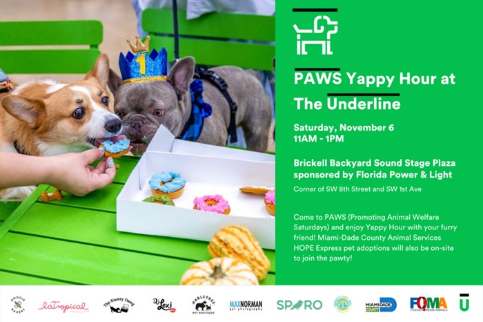 PAWS Yappy Hour + Day in the Dirt at The Underline: November 6