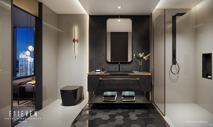 E11EVENResidences - Bathroom (Rendering)