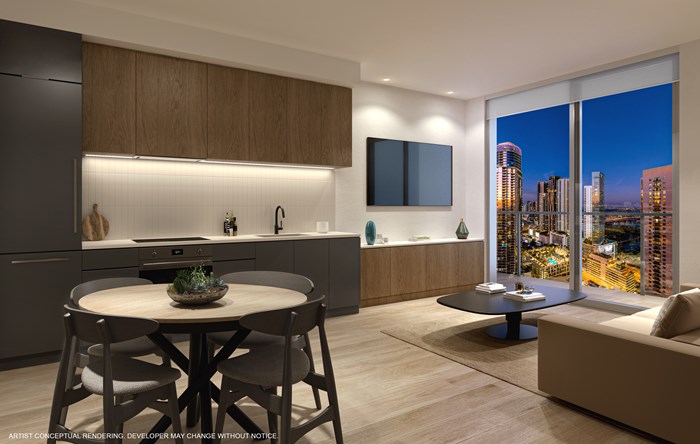 600 Miami Worldcenter - Kitchen (Rendering)