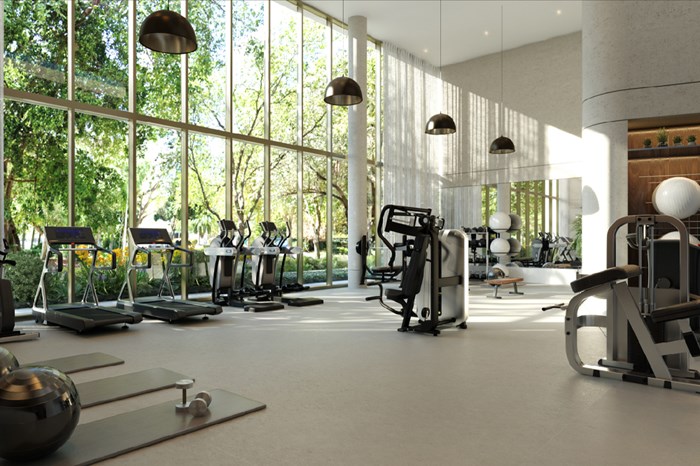 2200 Brickell - Gym (Artists Rendering)