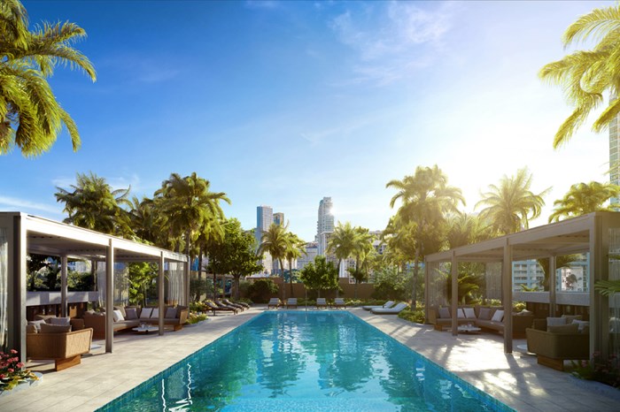 2200 Brickell - Pool (Artists Rendering)