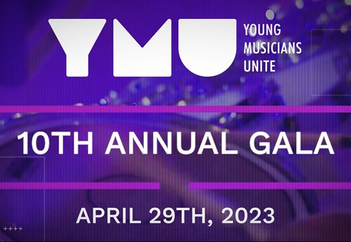 Young Musicians Unite's 10th Annual Gala: April 29