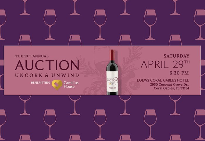 Uncork & Unwind with Camillus House: April 29