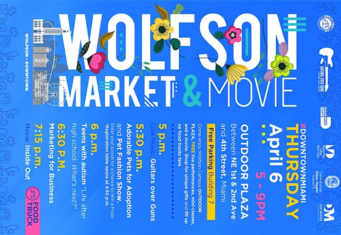 MDC Wolfson Market & Movie Night: April 6
