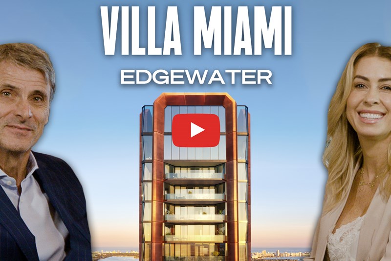 Video: Villa Miami – Waterfront Condo Residences with Edgewater’s First Helipad