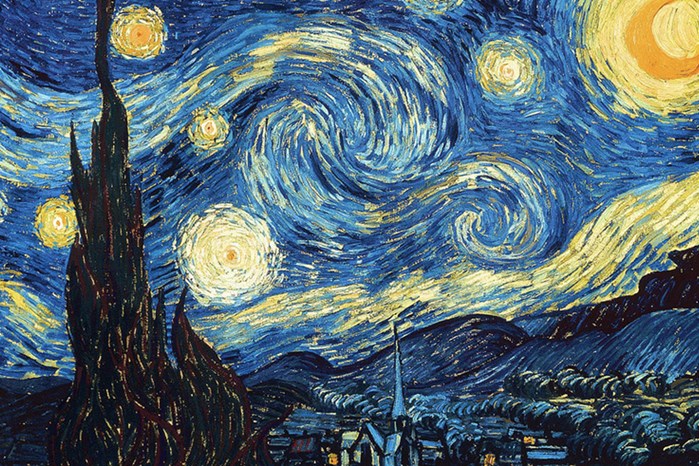 Starry Sky, Oil Painting - Vincent Van Gogh
