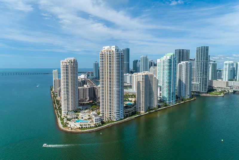 The Most Luxurious Condo Buildings in Brickell Key